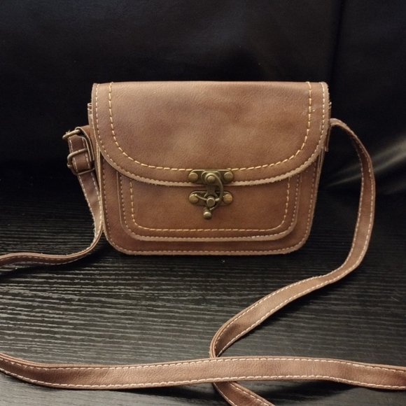 Handbags - Vintage leather Women Bag Handbag Purse Designer Lock Shoulder Bag